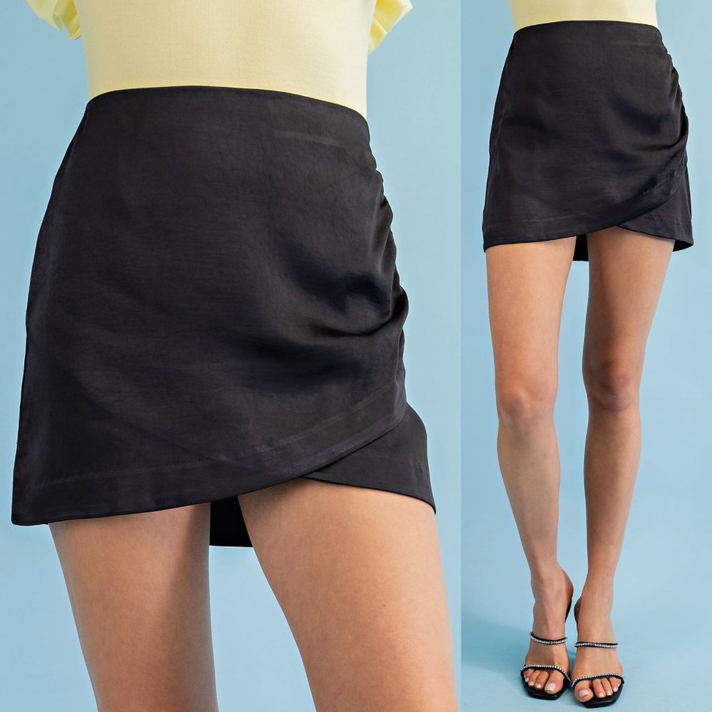 Holly Shirred Tulip Skirt